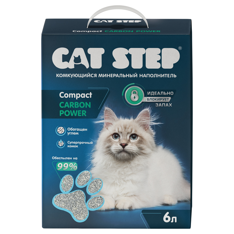Cat Step Compact Carbon Power 6л Комкующийся с Углем