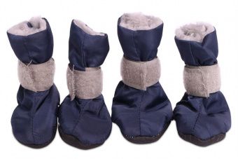 Ботинки Зимние LIon синие M 5,5x4,5x8см (4шт.) для Собак