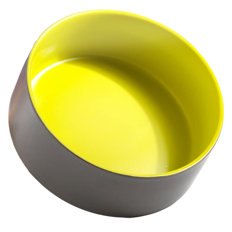 Миска керамическая TopPet большая, серо-салатовая 750 мл