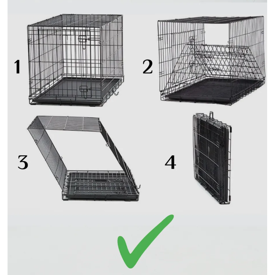 Клетка TopPet-2 (60x42,5x50) с Дверцей черная для животных