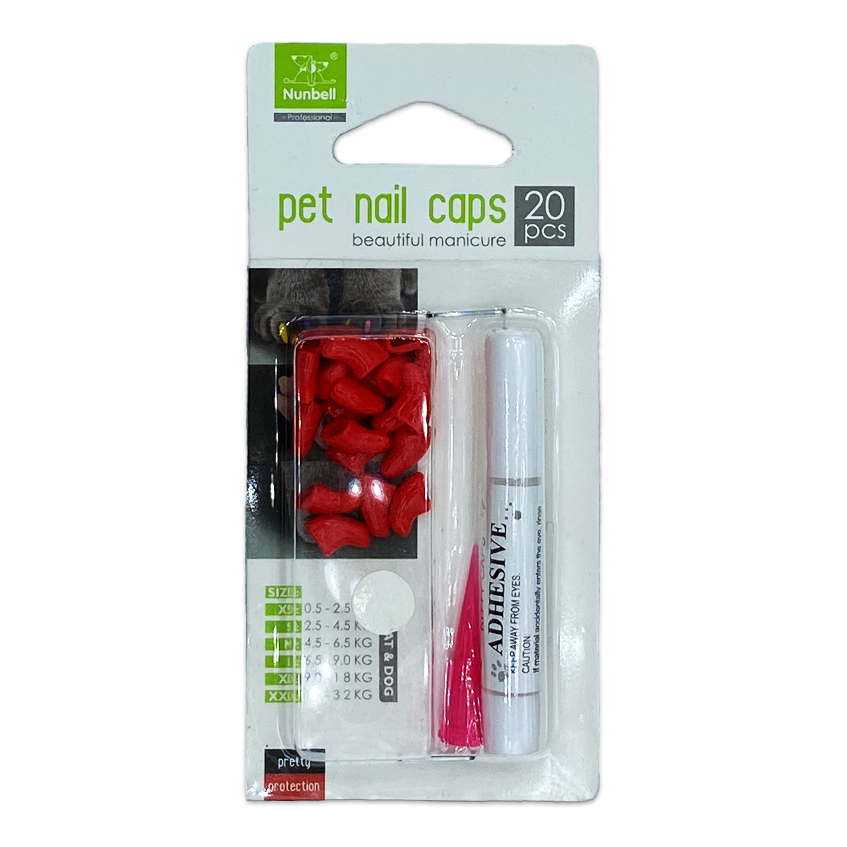 Когти Nunbell Накладные для Кошек L (20шт)