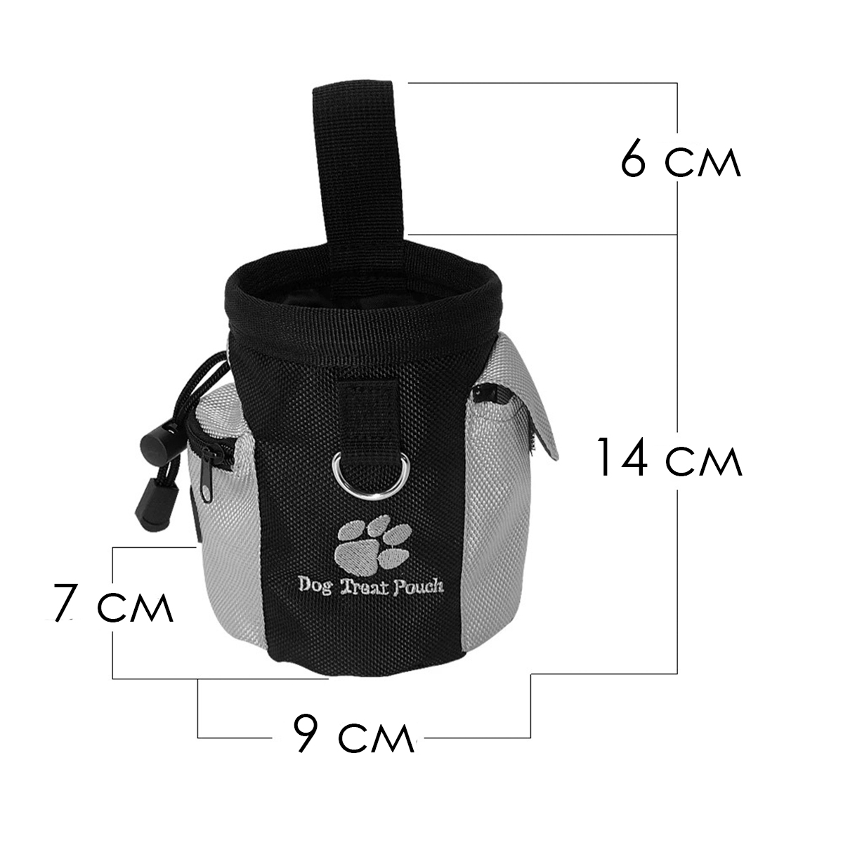 Сумка для лакомств и дрессировки, Nunbell, 14*9см