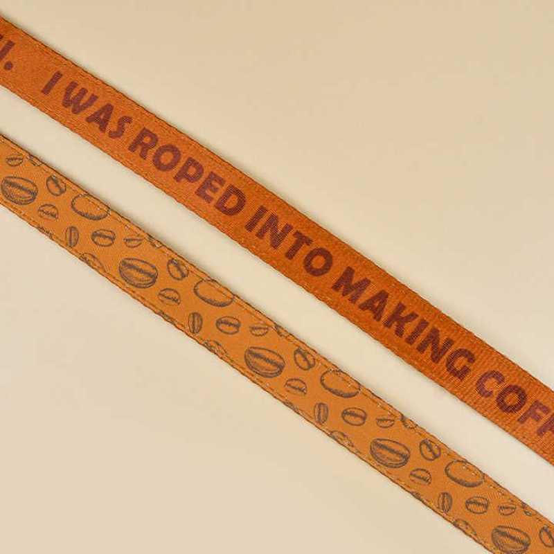 Ошейник MidePet "Color Blooming" S 1,5x20-30 см коричневый с рисунком