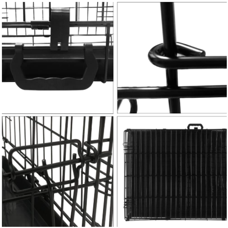 Клетка TopPet-5 (107x69x78) с Дверцей черная для животных