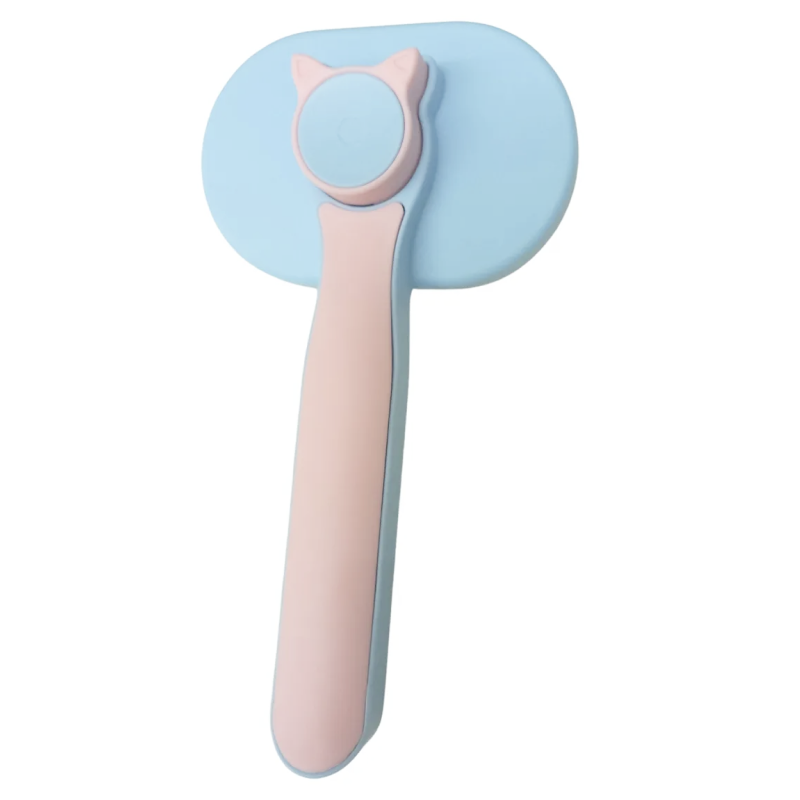 Пуходерка TopPet Kitty с самоочисткой, овальная 10 см