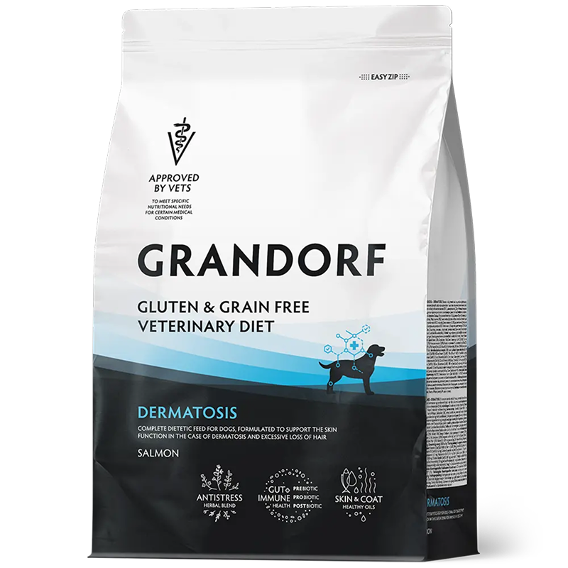 Grandorf Veterinary Diet Dog Dermatosis 1кг для Собак с заболеваниями кожи