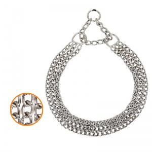 Ошейник Металл Triol SHC2040 удавка 3-рядная 2мм*40см