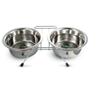 Подставка (Triol) 9001 + 2 миски 0.23л