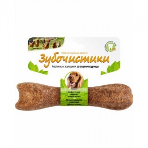 Зубочистики: Косточка со вкусом Курицы для Собак Средних пород, 95г