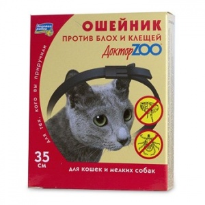 Ошейник Доктор ZOO для Кошек антиблошиный