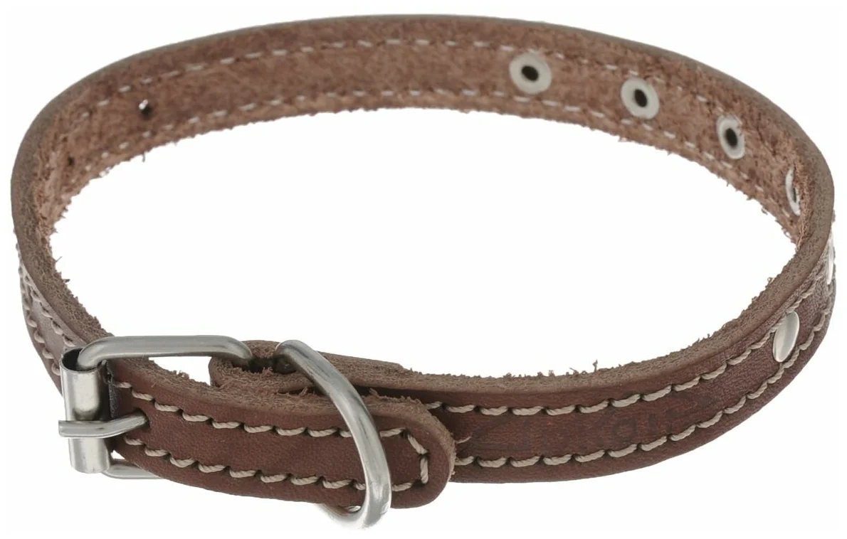 Ошейник Аркон 14мм*22-29см Коньячный