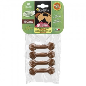 Игрушка-кость Ferplast GoodBite Natural XS со вкусом Говядины, 15г x4шт