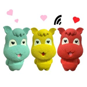 Игрушка Nunbell Гипопотамчик 14см, латекс