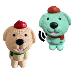 Игрушка Nunbell Собака в кепке большая, 14,5см, латекс