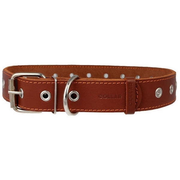 Ошейник Collar 25мм*60см Коричневый Безразмерный