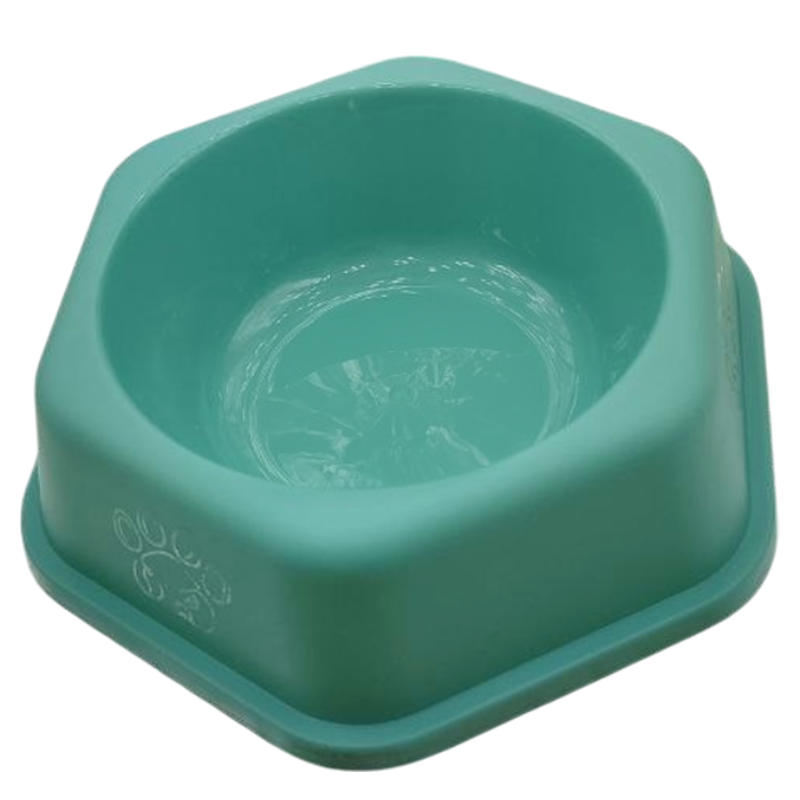 Миска TopPet 20-05 пластик, шестиугольная, 250 мл