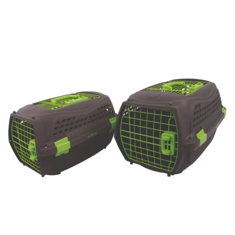 Переноска M-pets ECO GIRO S 51,6х32,7х29см с Металлической Дверцей с Замком