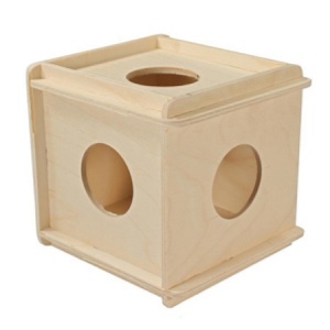 Игрушка-кубик деревянный для Грызунов