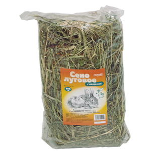 Сено 500г Луговое Прессованное для Грызунов с Овощами