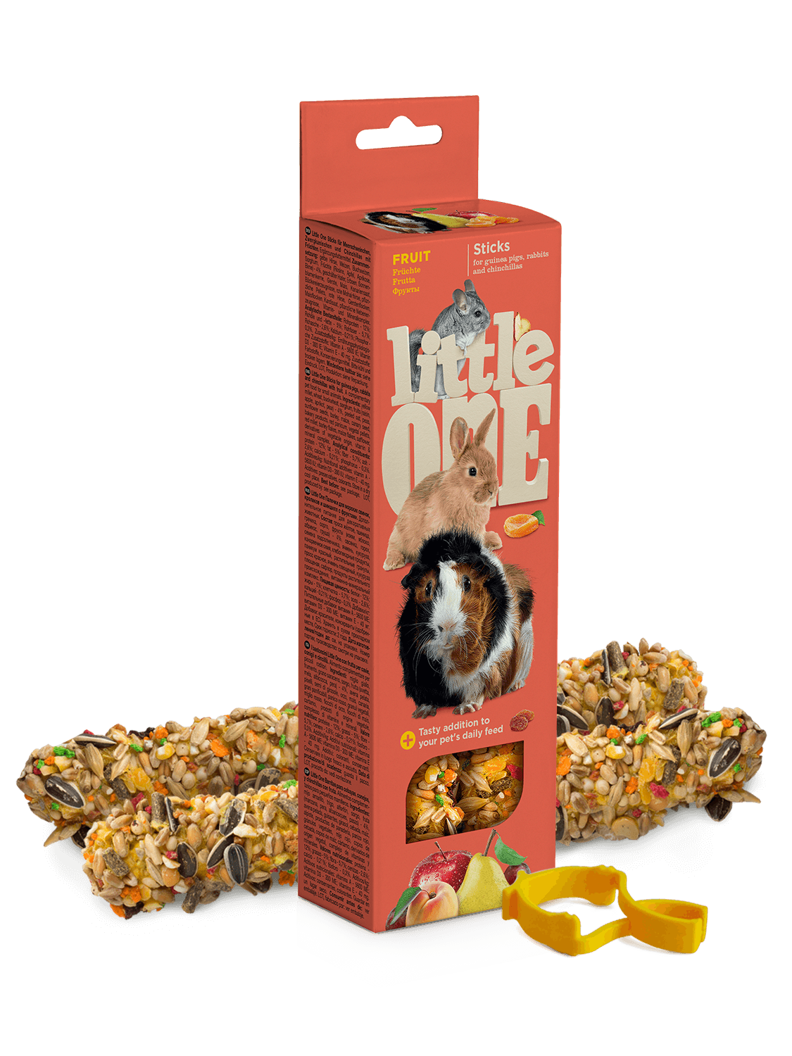 Палочки Little One для Морских Свинок, Кроликов и Шиншилл с Фруктами (60г)х2шт