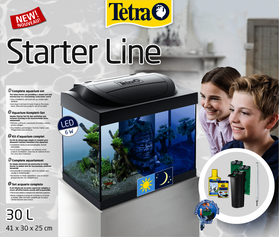 аквариум tetra 30л, аквариум tetra starter line led cray 30 литров, tetra starter line led аквариумный комплекс 54 л, аквариум tetra aa discovery led crayfish антрацит 30л