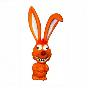 Игрушка ZIVER Лиса длинноухая оранжевая, латекс, 18см для Собак