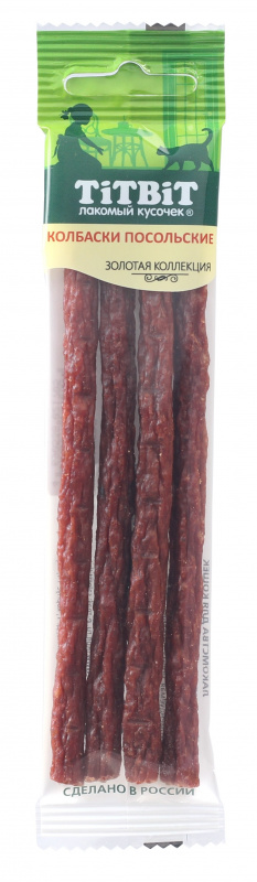 Лакомство TiTBiT Колбаски Посольские для Кошек