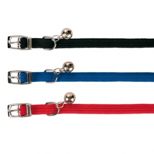 Ошейник Karlie с Колокольчиком Черный 30 см, замша для Кошек