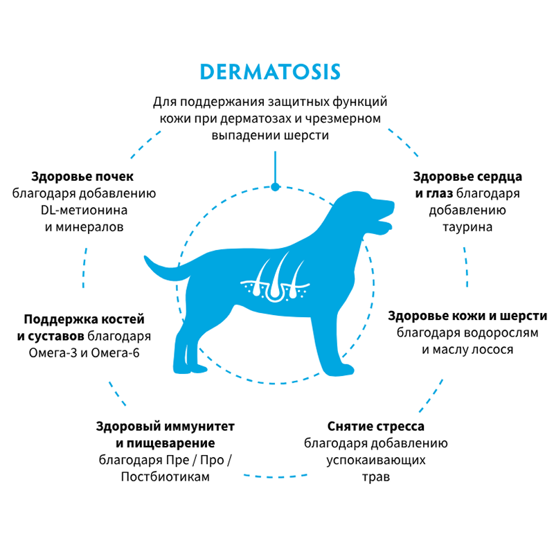 Grandorf Veterinary Diet Dog Dermatosis 3кг для Собак с заболеваниями кожи