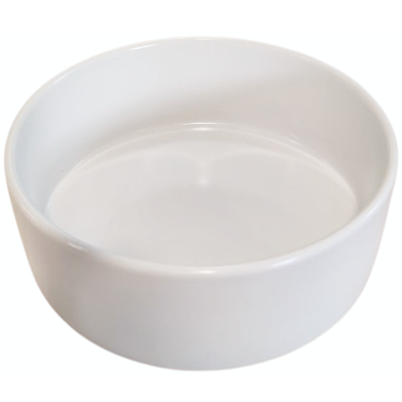 Миска керамическая TopPet большая, белая 750 мл
