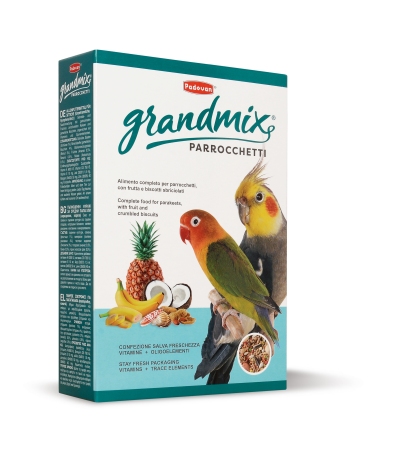 Padovan Grand Mix Parroccetti для Средних Попугаев 400г