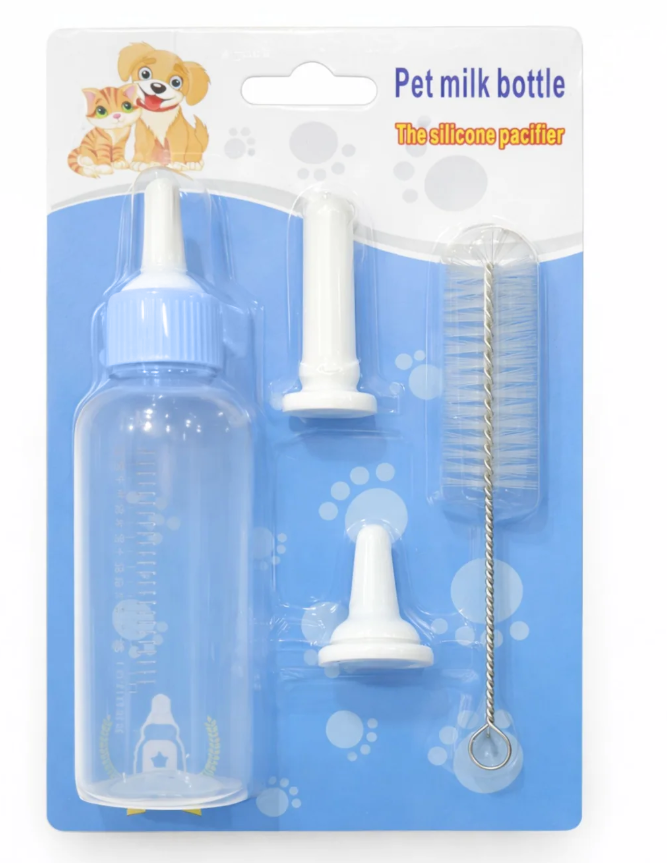 Набор для кормления Котят и Щенков TopPet 60мл. с соской и ершиком