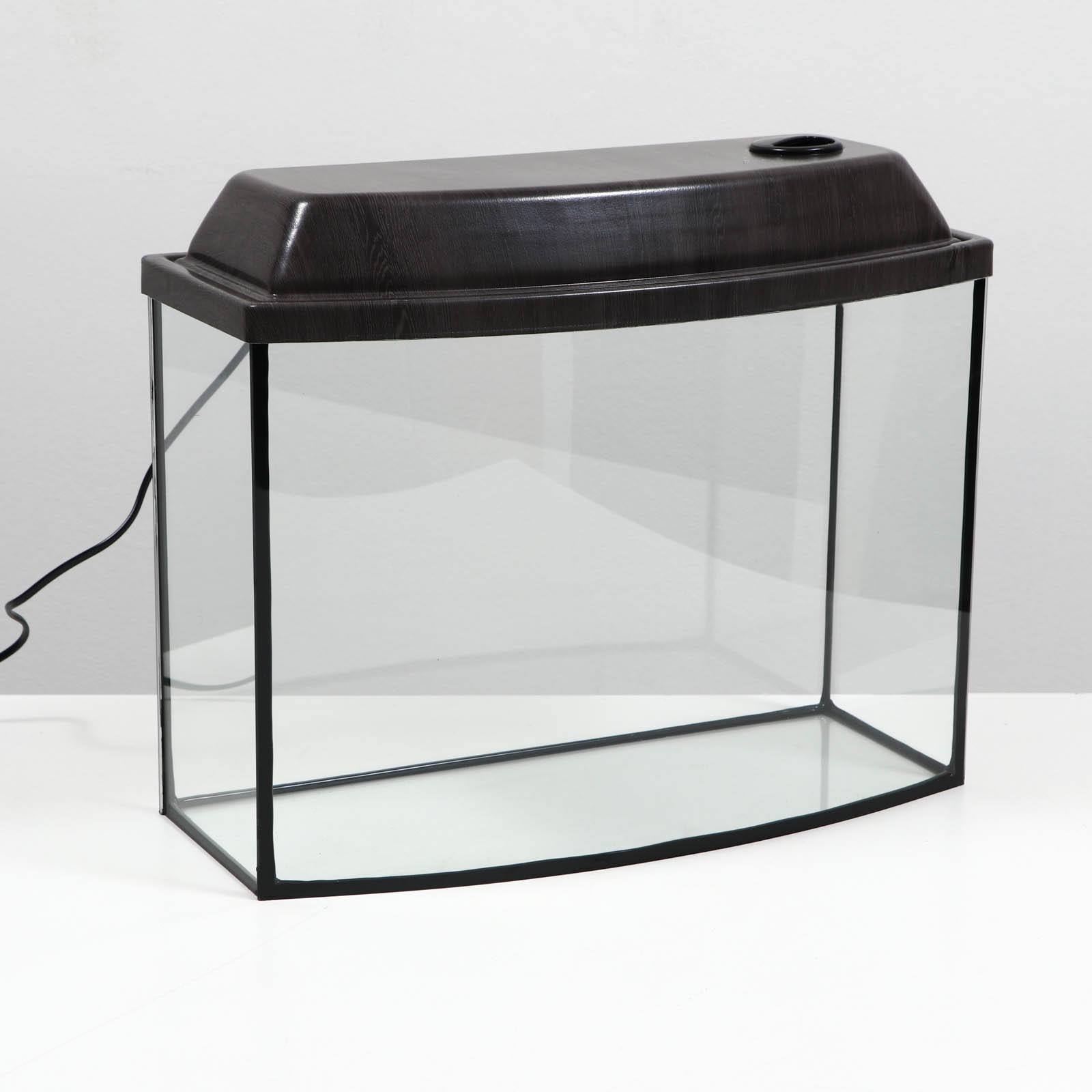 Аквариум с крышкой телевизор 30л, 46х20х33см, венге