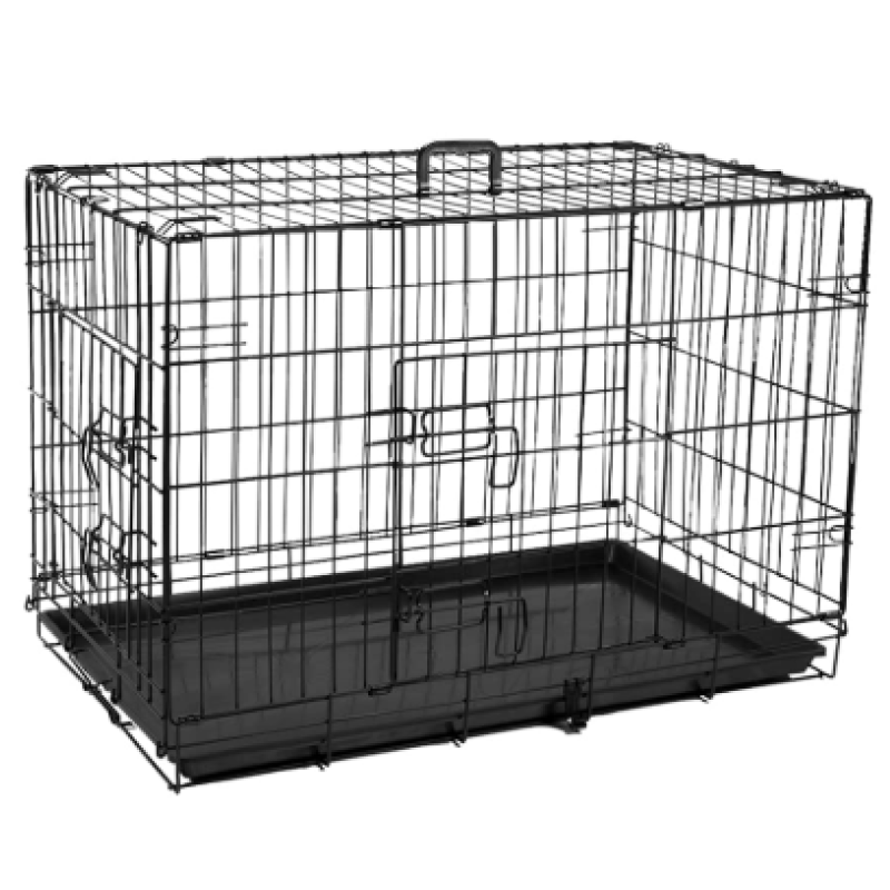 Клетка TopPet-3 (76x46,5x52) с Дверцей черная для животных