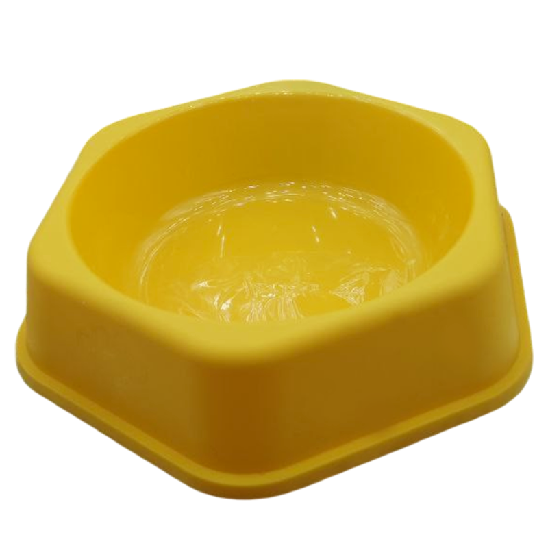 Миска TopPet 20-07 пластик, шестиугольная, 750 мл