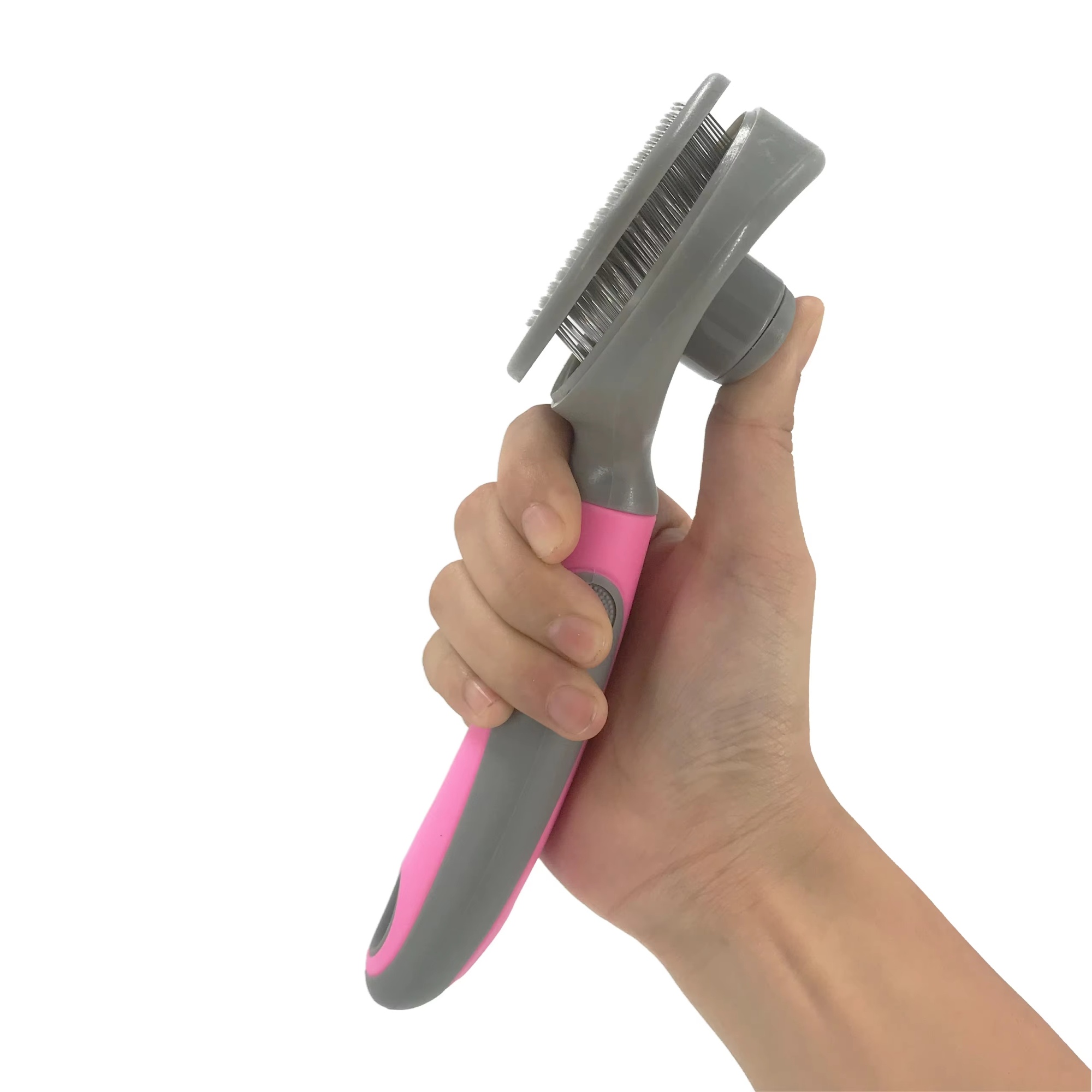 Пуходерка TopPet LUX c самоочисткой, 100х65мм