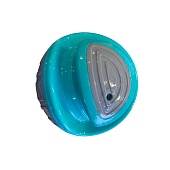 Игрушка TopPet Мяч с выемками, пищалкой TPR резина, 10см
