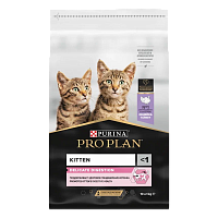 Сухой корм PRO PLAN Delicate для котят при чувствительном пищеварении, с индейкой, 10 кг