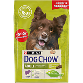 Dog Chow Взрослые 2,0кг+500г Ягненок