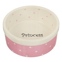 Миска керамическая Пижон Princess, 400 мл, розовая