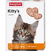 Лакомство Beaphar "Kitty's" Юниор 150шт Сердечки-мини для Котят 