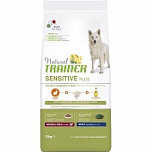 Trainer Natural Medium&Maxi Sensitive Plus Собак средних и кр. пород с Кроликом Гипоаллергенный 12кг