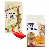 Cat Chow Adult утка 1,5кг