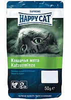 Лакомство Happy Cat Подушечки с Кошачьей Мятой 50г