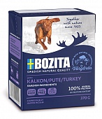 Bozita 370г кусочки в желе с Индейкой для Собак