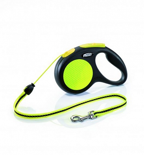 Рулетка Flexi Neon M трос 5м 20кг