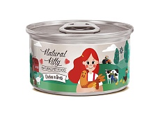 конс. Natural Kitty 80г Курица в Бульоне для Кошек