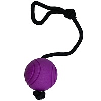 Игрушка Nunbell Мяч литой 7 см, на веревке с узлом, L