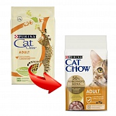 Cat Chow Adult птица 1,5кг