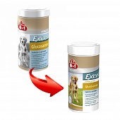 Витамины 8in1 Excel Glucosamine (55таб) Кормовая Добавка для Суставов Собак